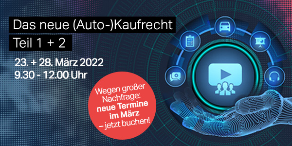 Seminar "Das neue (Auto-)Kaufrecht"