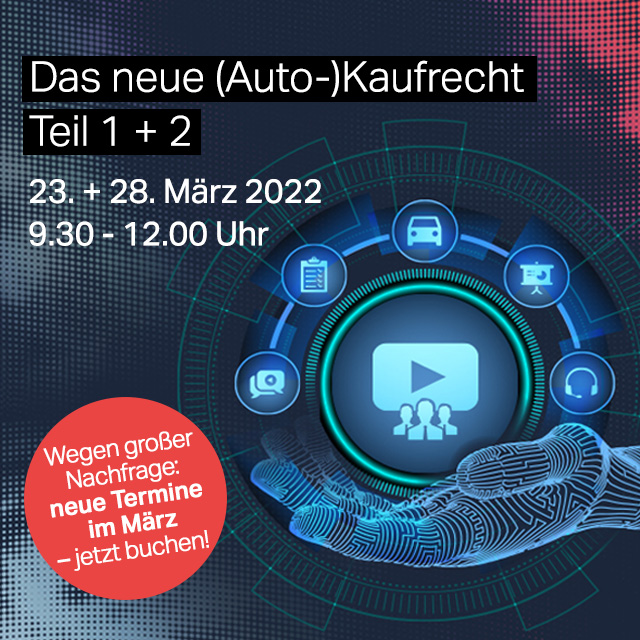 Seminar "Das neue (Auto-)Kaufrecht"